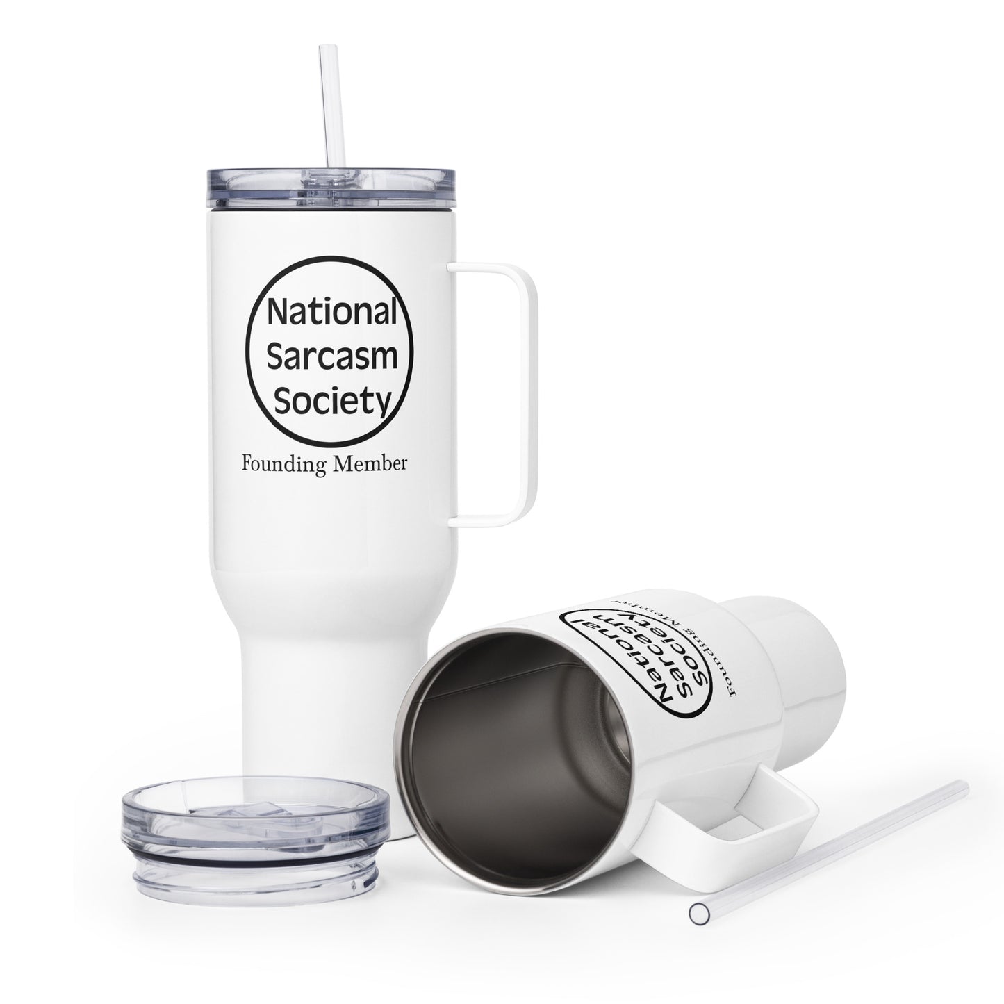 National Sarcasm Society Travel Mug