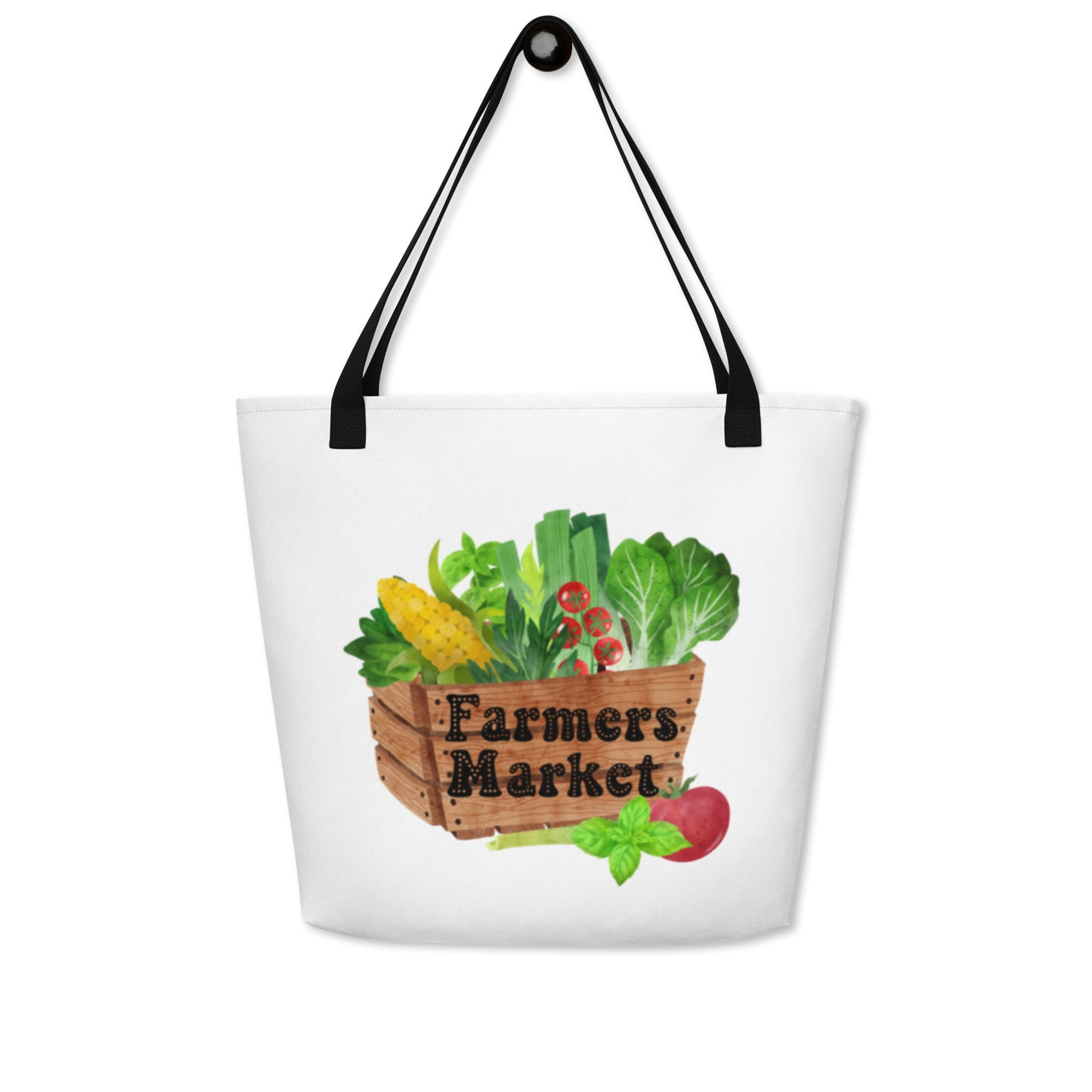 Farmers Market Large Tote Bag