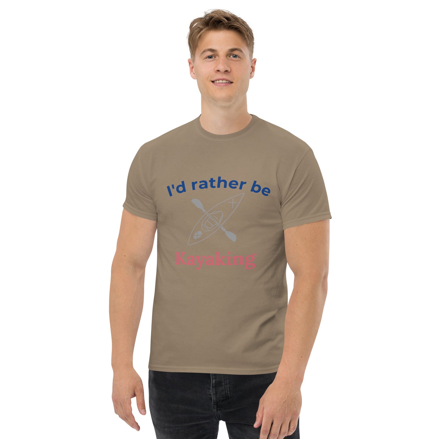 I'd rather be Kayaking Men's classic tee