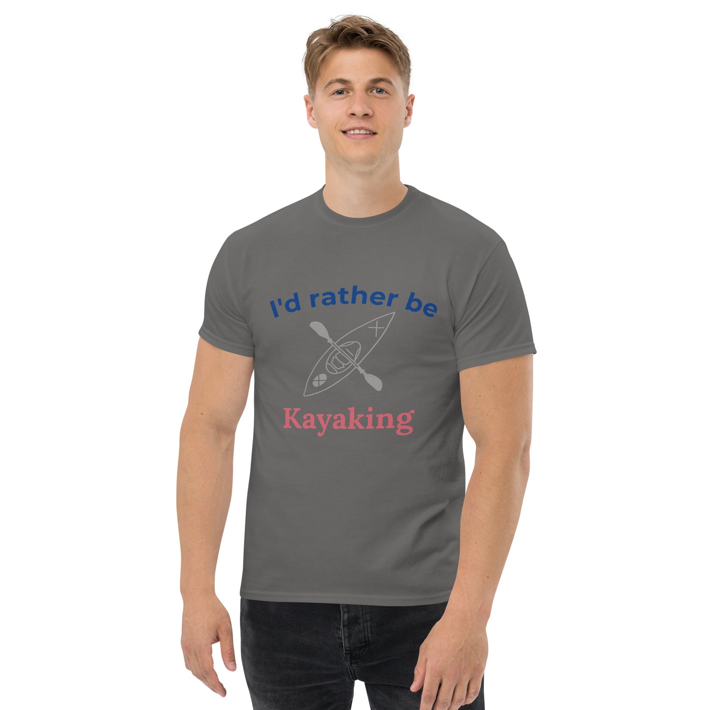 I'd rather be Kayaking Men's classic tee