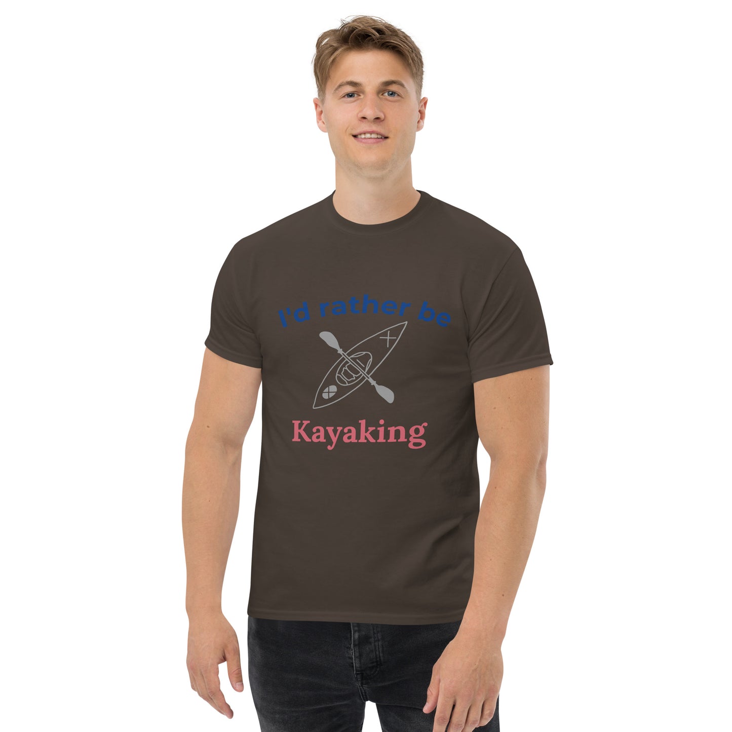 I'd rather be Kayaking Men's classic tee