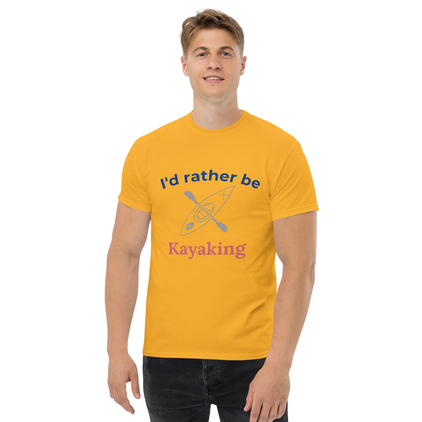 I'd rather be Kayaking Men's classic tee