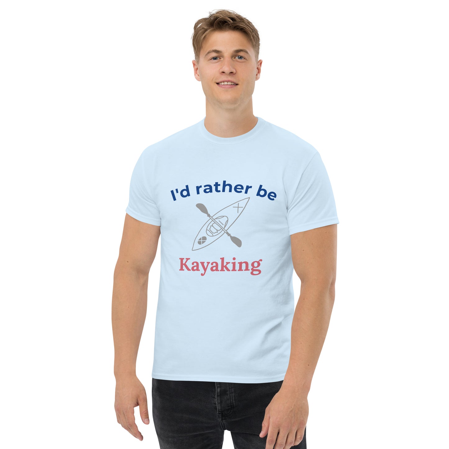 I'd rather be Kayaking Men's classic tee