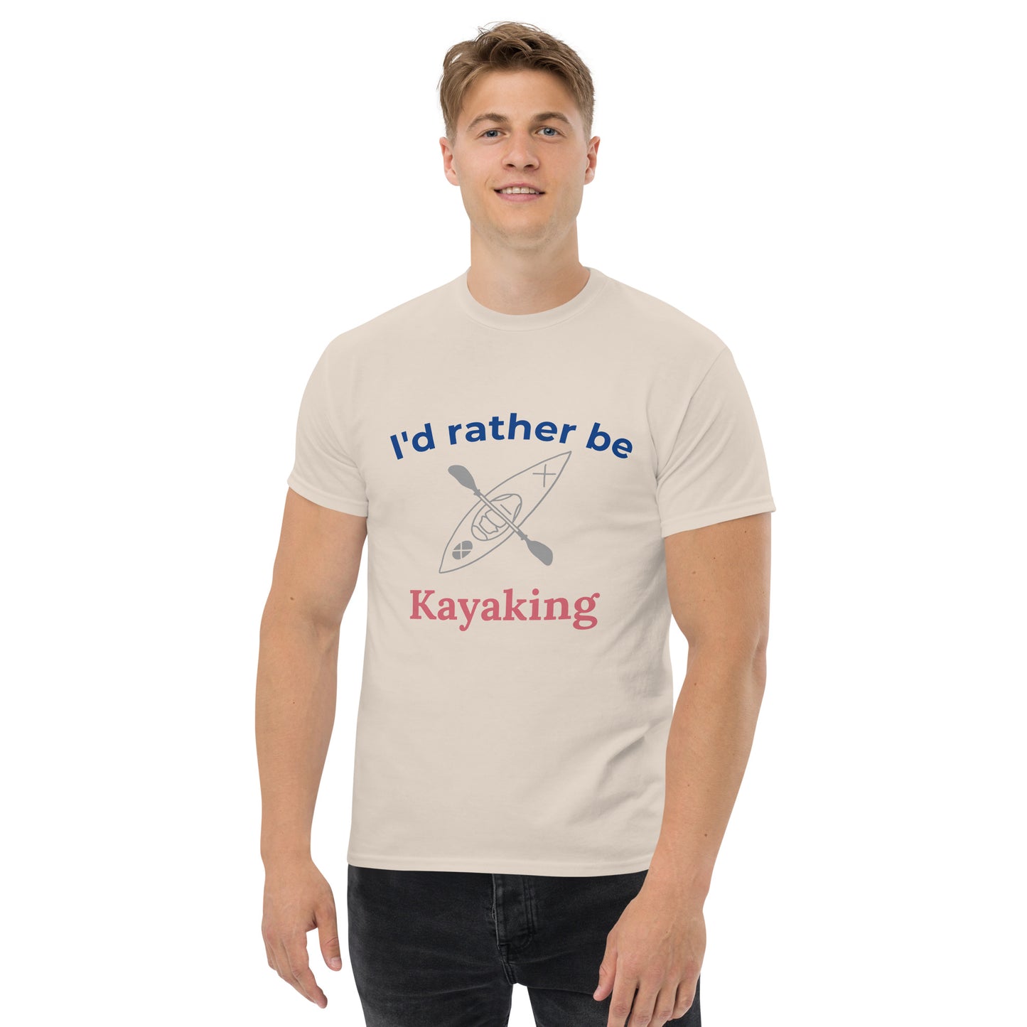 I'd rather be Kayaking Men's classic tee