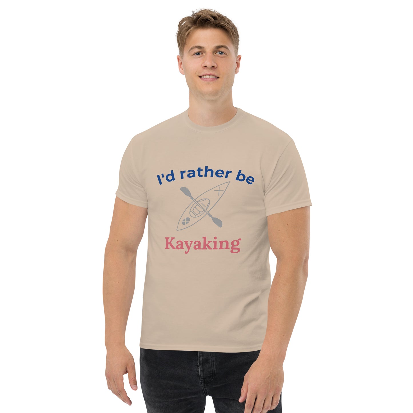 I'd rather be Kayaking Men's classic tee