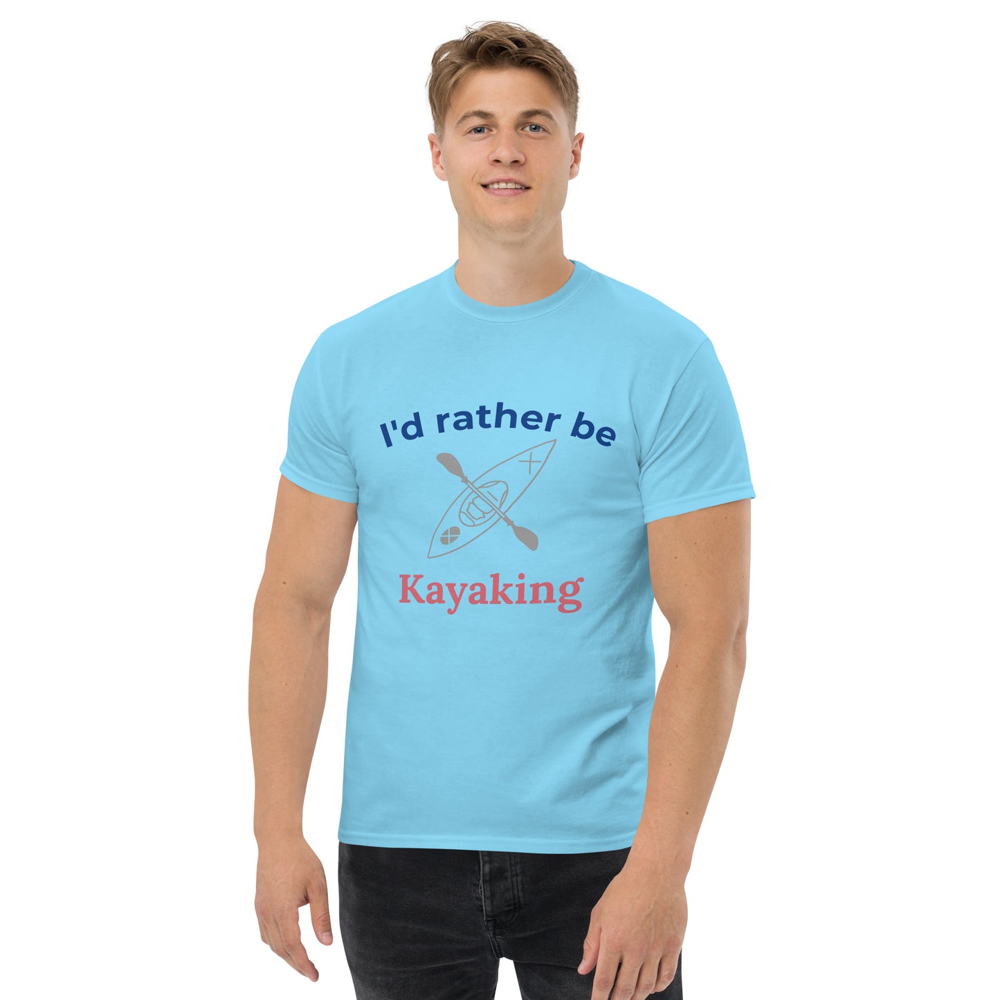 I'd rather be Kayaking Men's classic tee