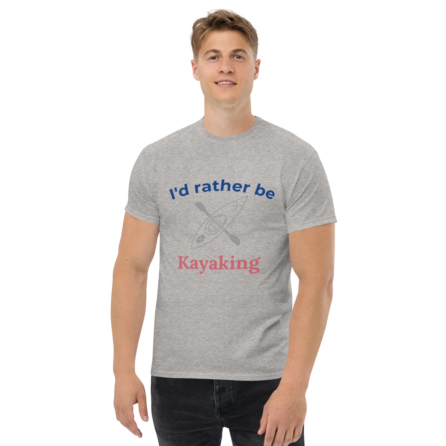 I'd rather be Kayaking Men's classic tee