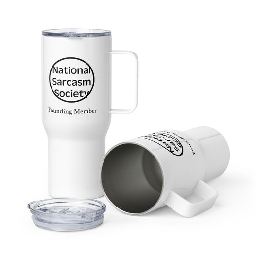 National Sarcasm Society Travel Mug