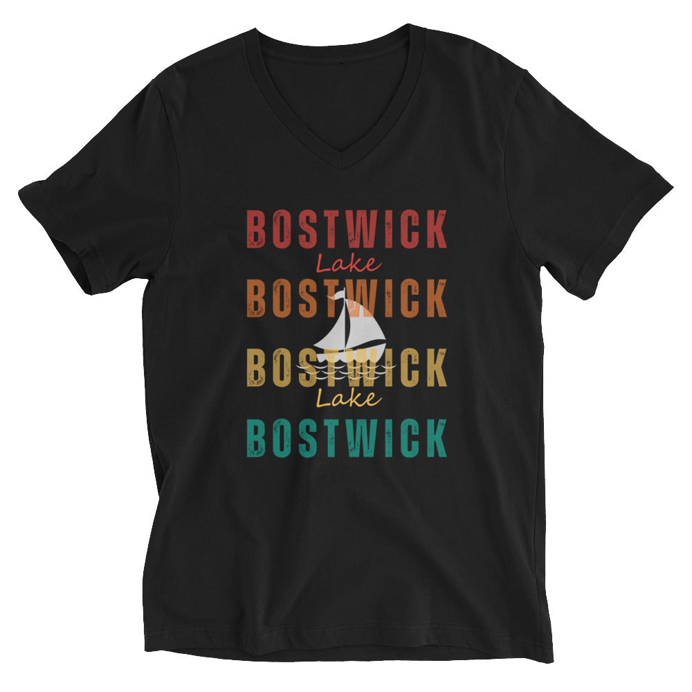 Bostwick Lake V-Neck T-Shirt