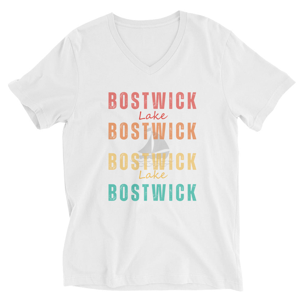 Bostwick Lake V-Neck T-Shirt