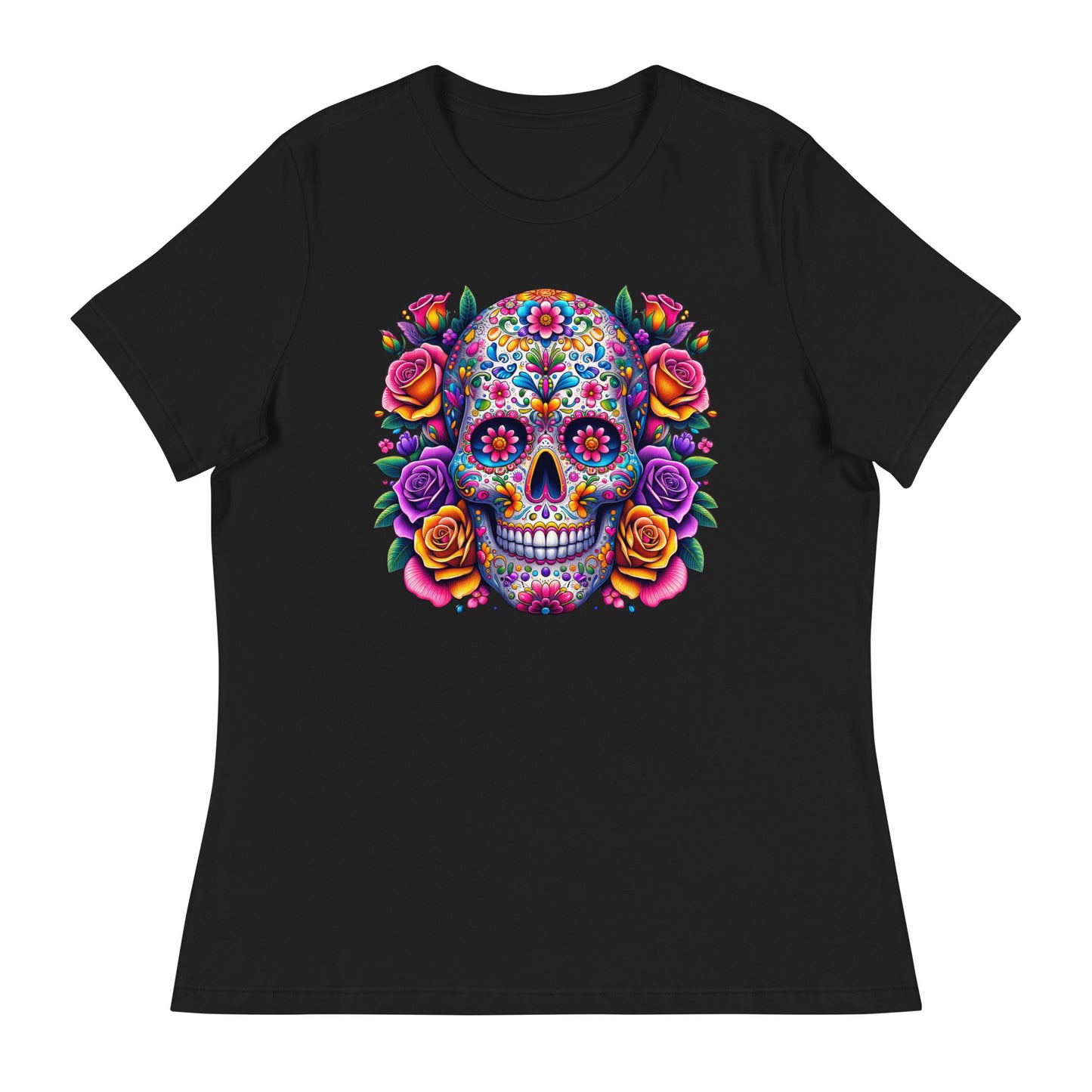 Sugar Skull Floral T-Shirt