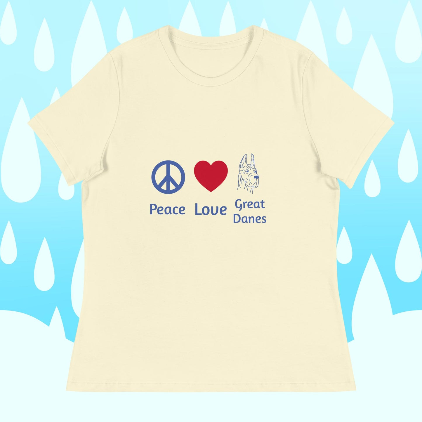 Peace Love and Great Danes T-Shirt