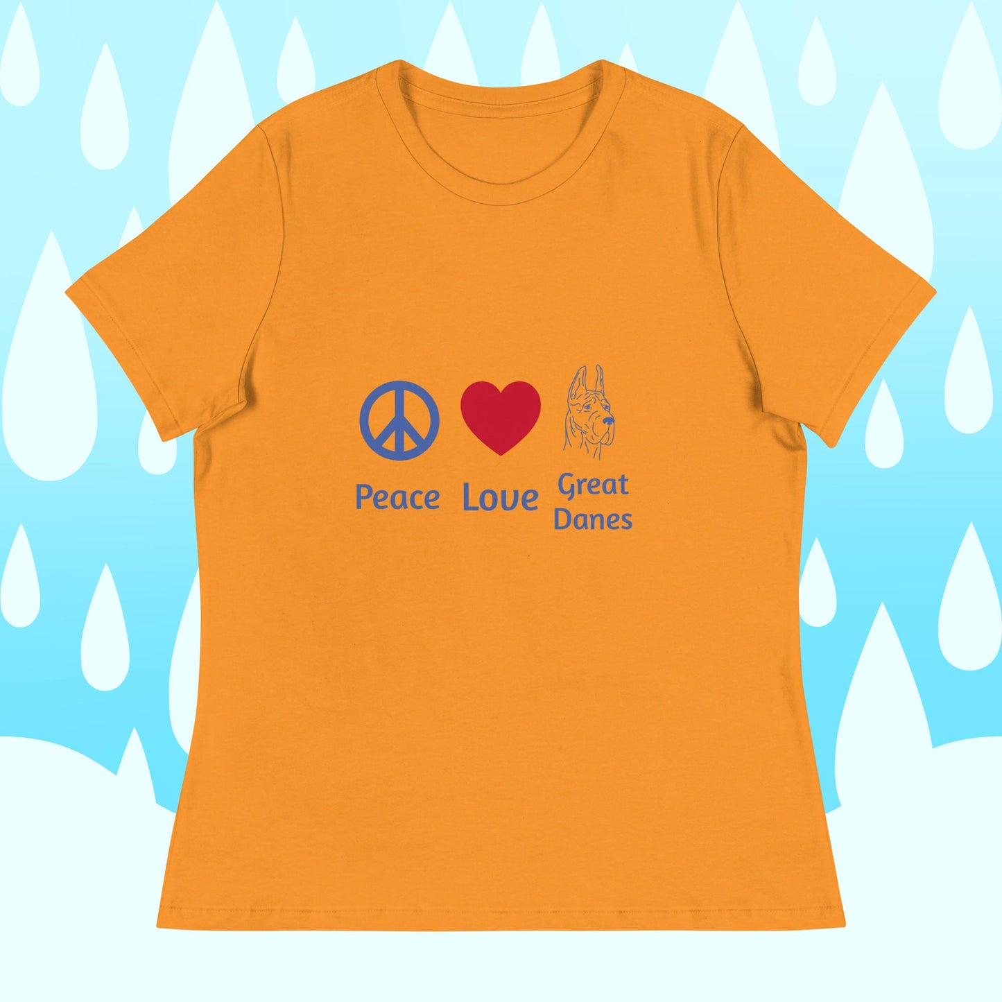 Peace Love and Great Danes T-Shirt