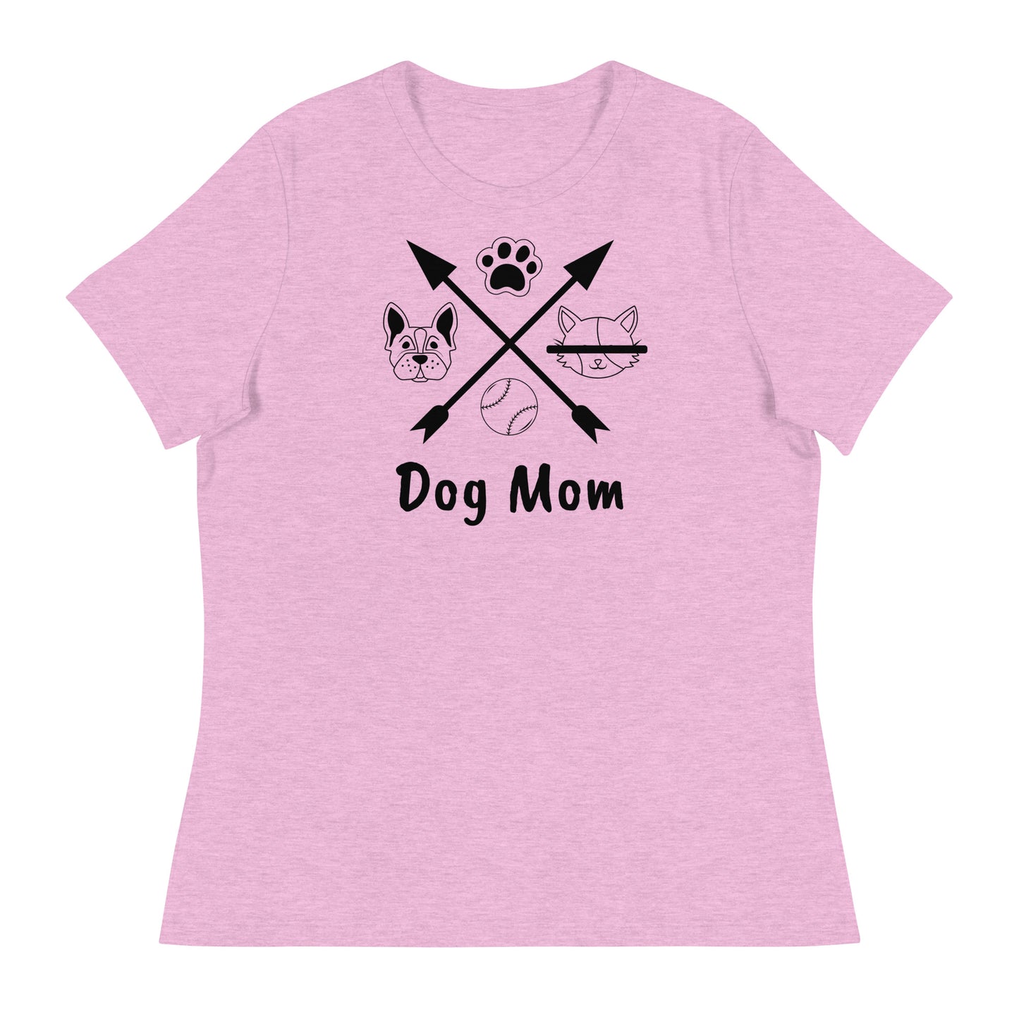 Dog Mom Women's Relaxed T-Shirt