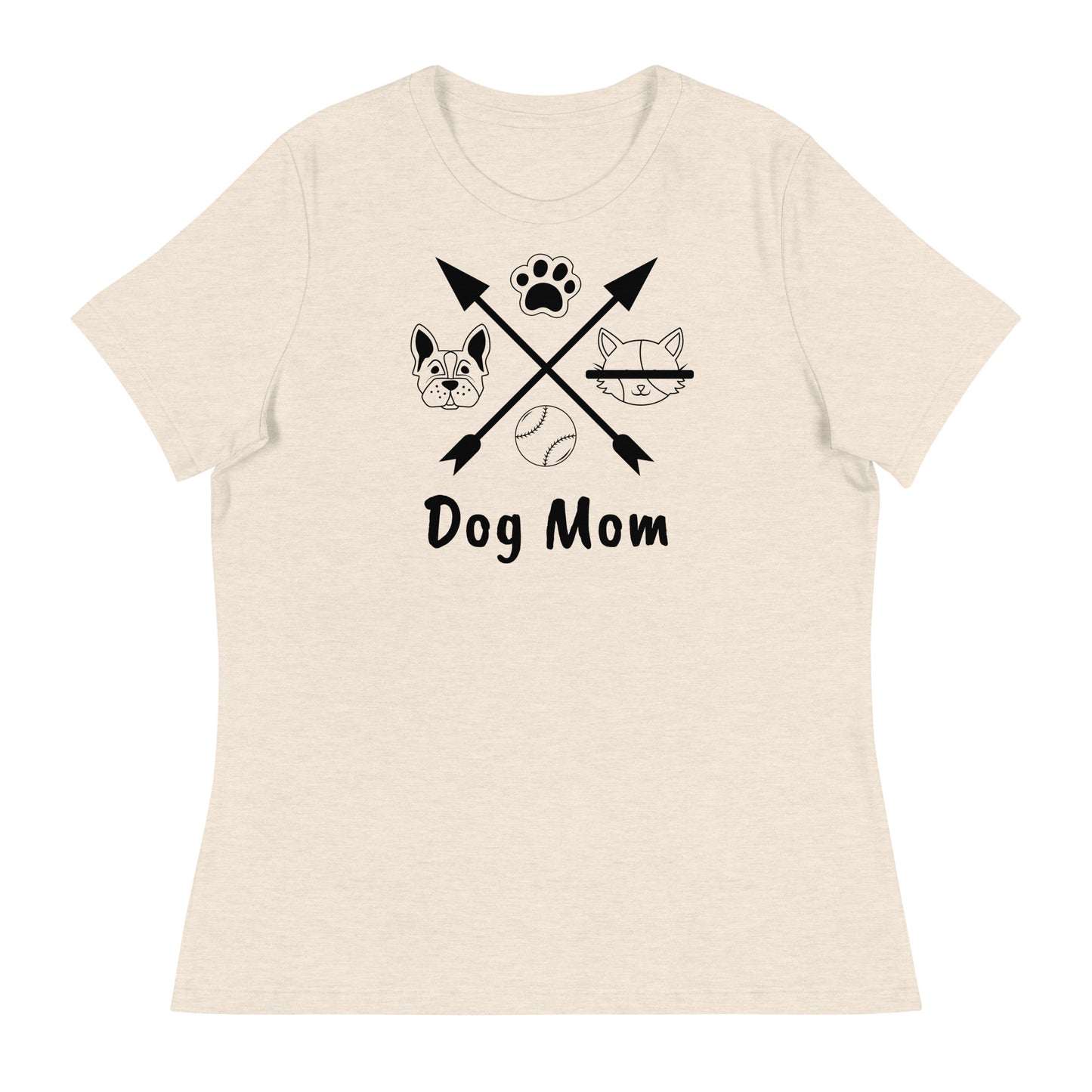 Dog Mom Women's Relaxed T-Shirt