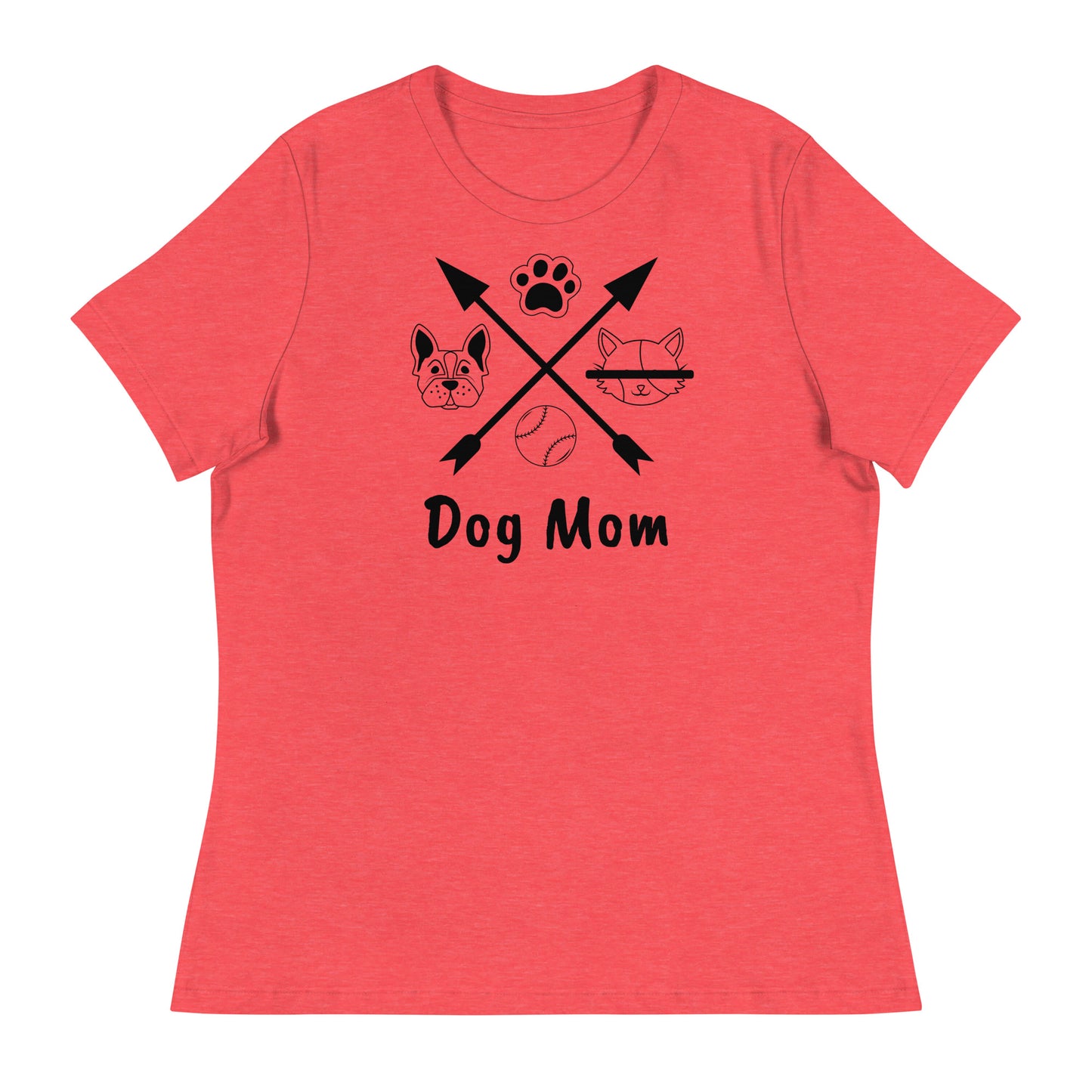 Dog Mom Women's Relaxed T-Shirt