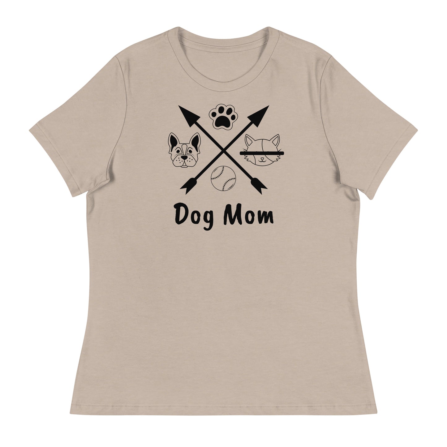 Dog Mom Women's Relaxed T-Shirt