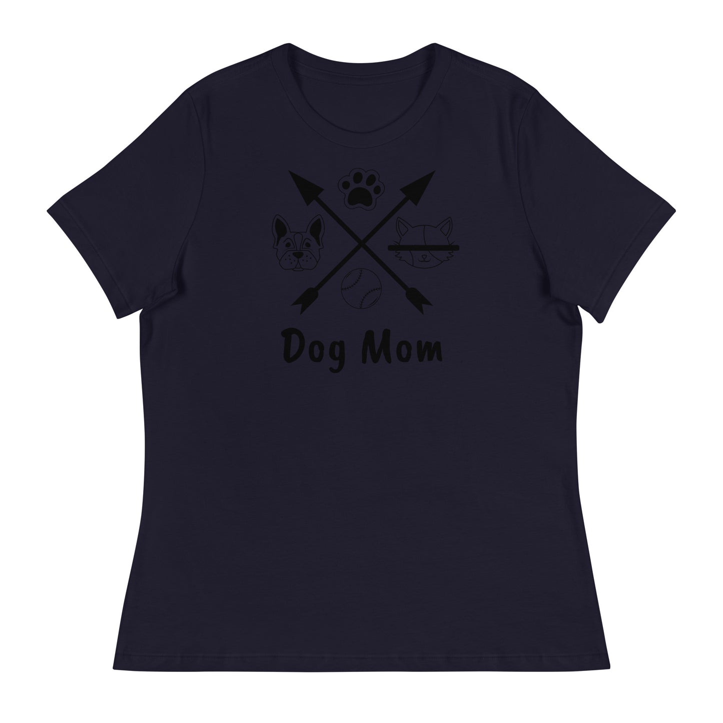 Dog Mom Women's Relaxed T-Shirt