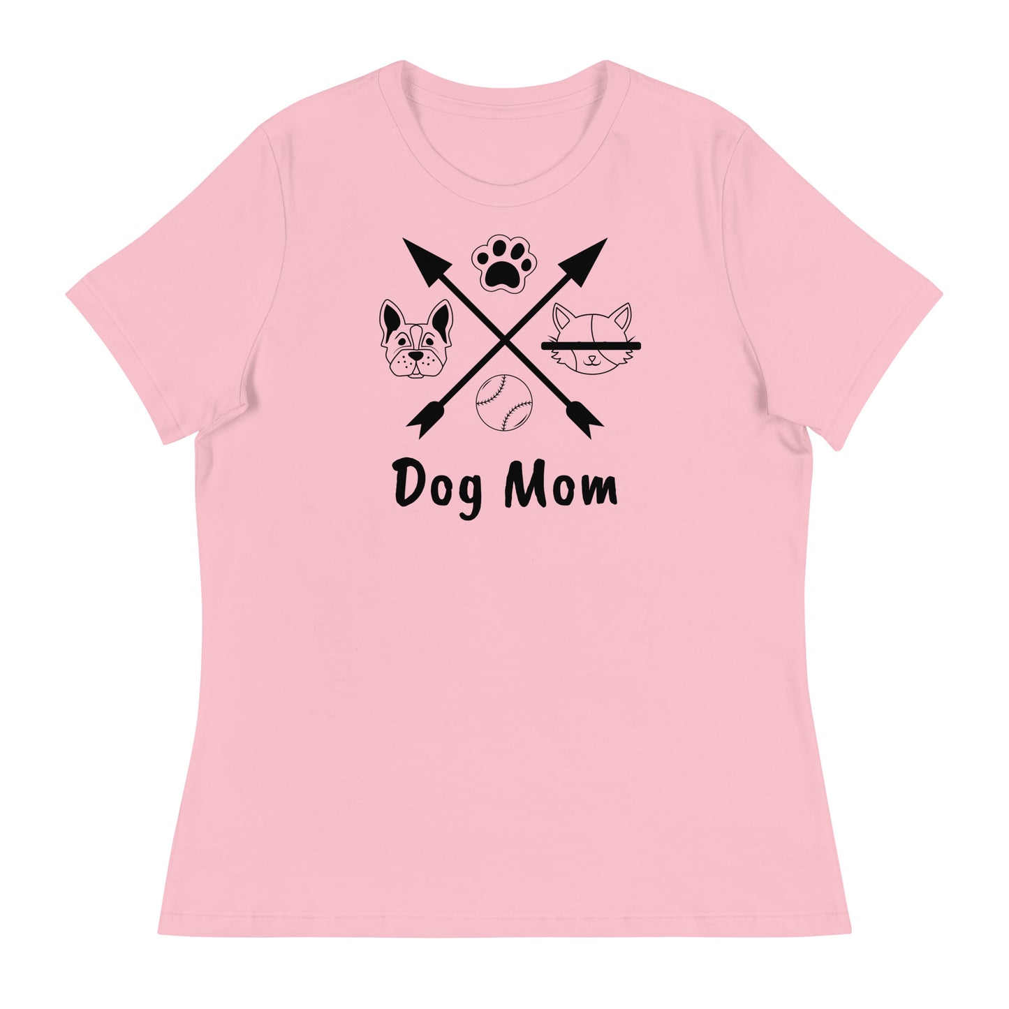 Dog Mom Women's Relaxed T-Shirt