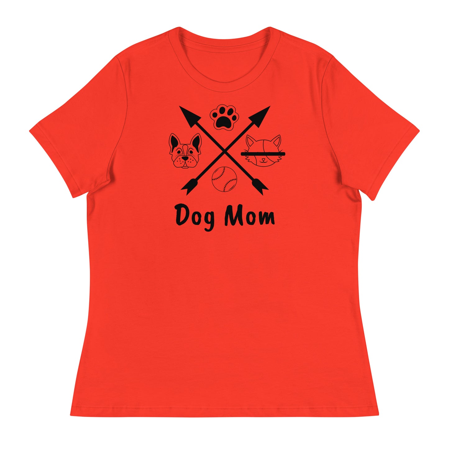 Dog Mom Women's Relaxed T-Shirt